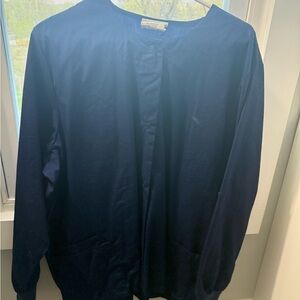 navy scrub jacket